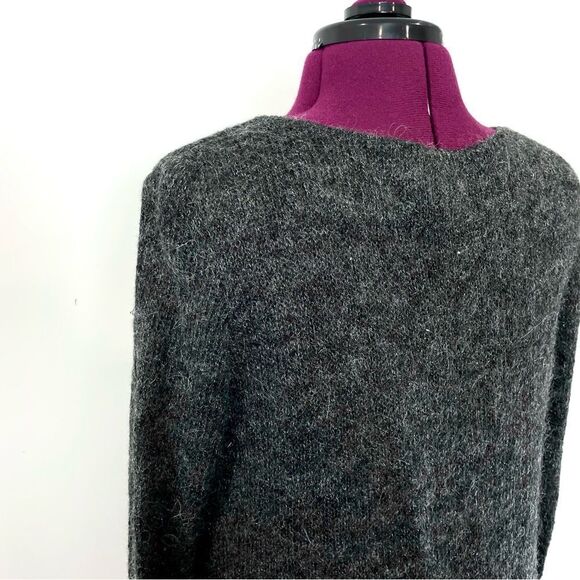 Rostfrey by Anett Rostel Metallic Black Cardigan sz M - Picture 4 of 10